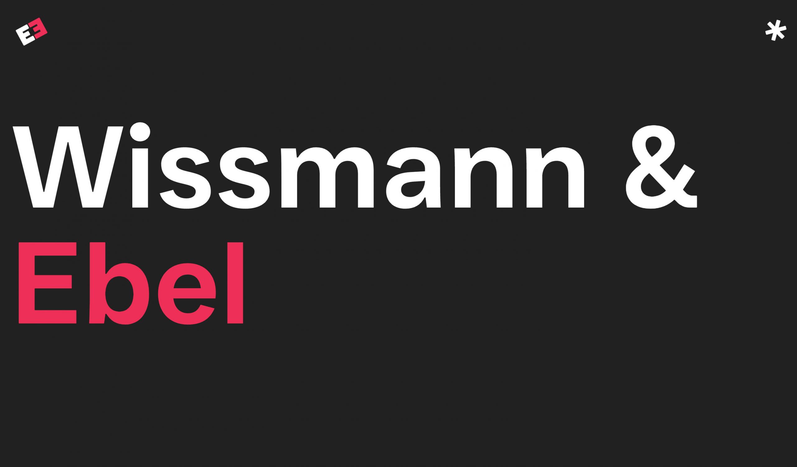 Wissmann & Ebel. Die Design Agentur aus dem Rheinland